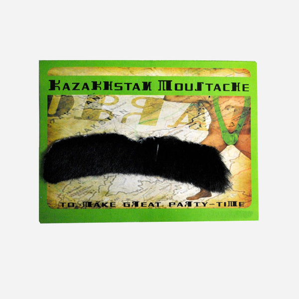 Fausse moustache style Kazakhstan