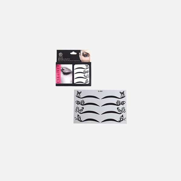 Lot de 4 tatouages style eye-liner