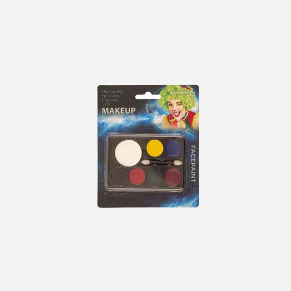 Palette de maquillage à l'eau 7 couleurs de fête
