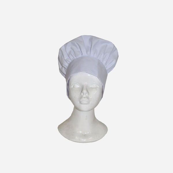 Toque de cuisinier chef blanche new