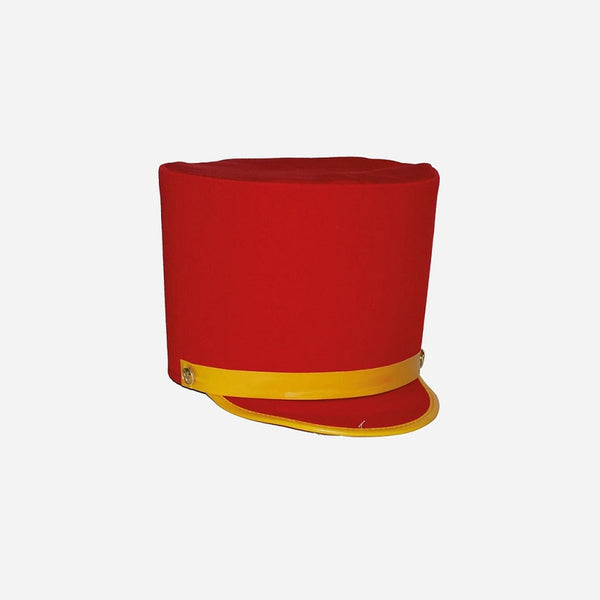 Chapeau de majorette rouge 18 cm