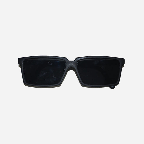 Lunettes noires avec miroirs vue arrière