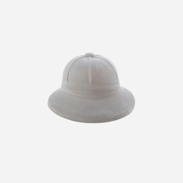 Chapeau colonial feutrine blanc
