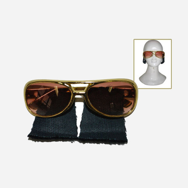 Lunettes Elvis avec rouflaquettes