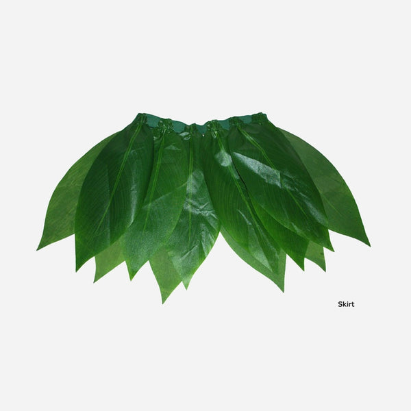 Jupe Tahiti feuille de bananier