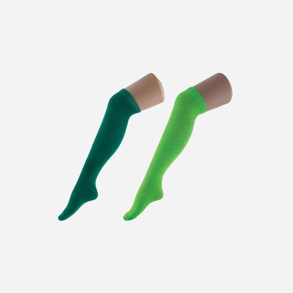 Paire de chaussettes verte assorti 53 cm