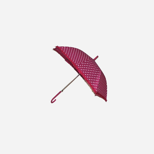 Parapluie à pois pink 1m20