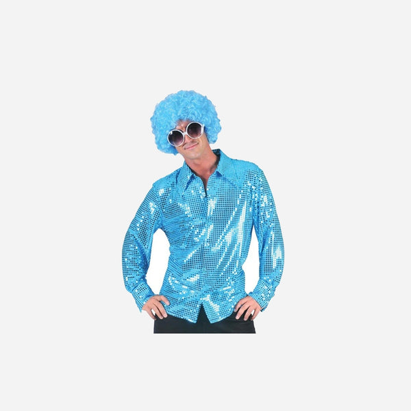 Chemise disco à sequins