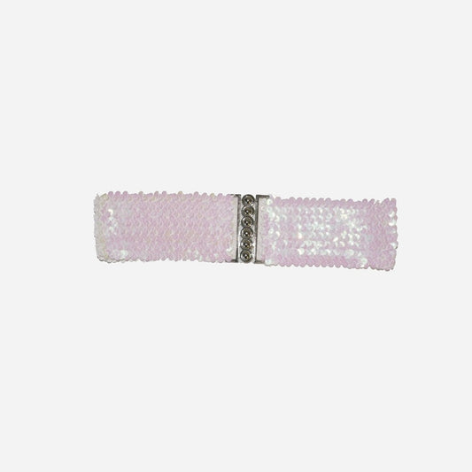 Ceinture élastique à sequins adulte