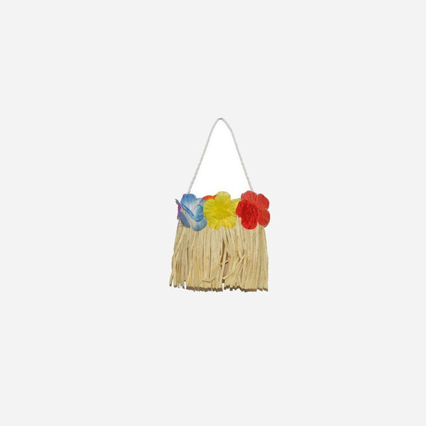 Sac à main hawai tahiti nature avec fleurs 16 cm
