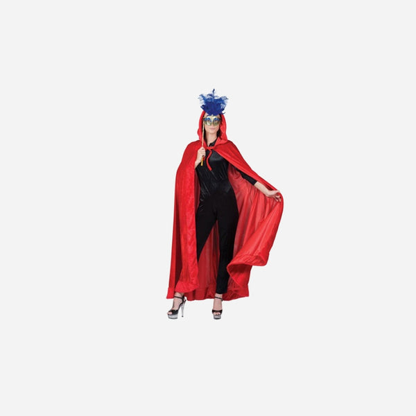 Cape velours rouge femme/homme