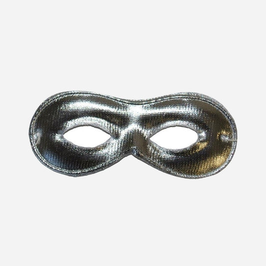 Masque loup rond avec paillettes 16.5 × 7 cm