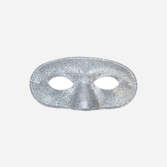 Loup arrondi à paillettes 17x9.5 cm