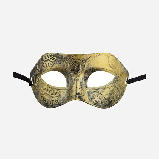 Masque loup style métal