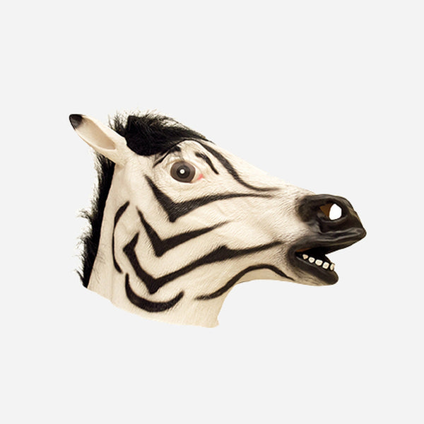 Masque latex zèbre