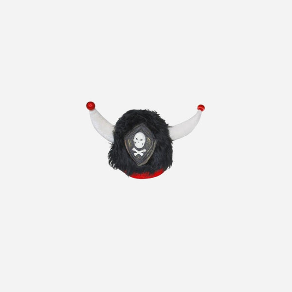 Casque viking gaulois en peluche adulte