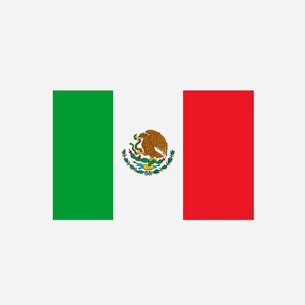 Drapeau mexique avec blason 90 × 150 cm