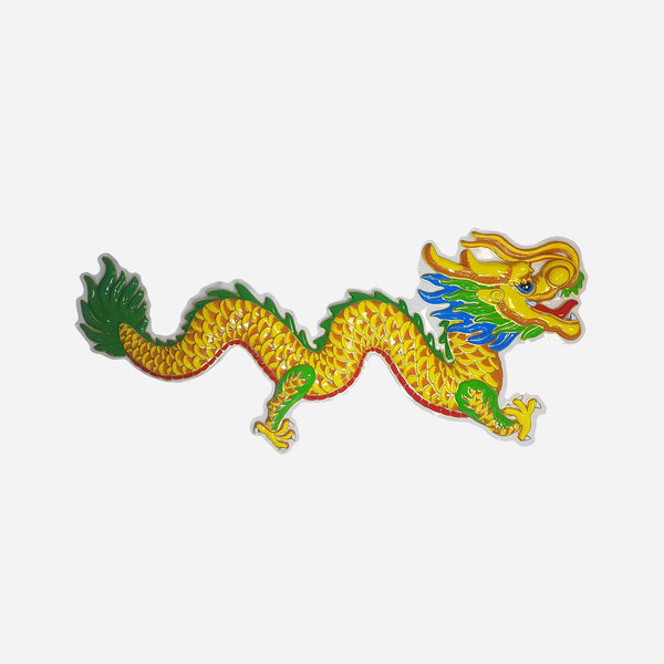 Décoration murale chinoise dragon 1 m