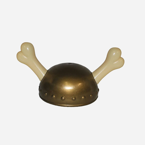 Casque de viking gaulois avec 2 cornes os