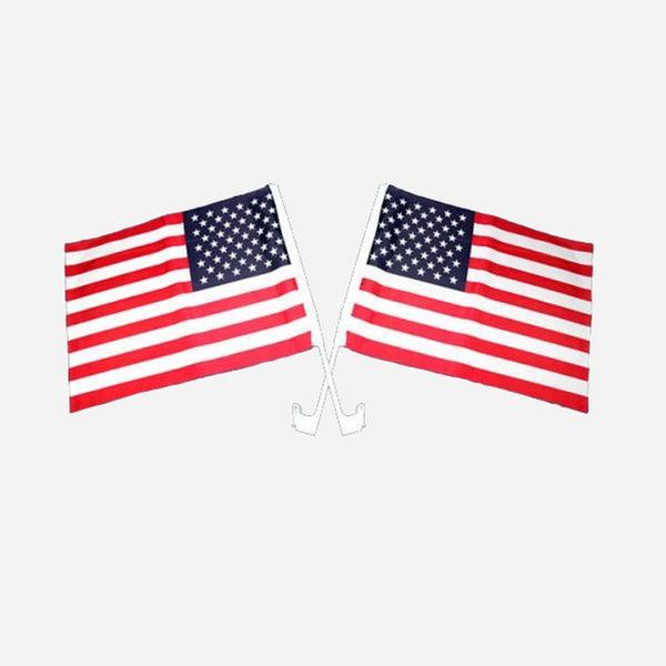 Drapeau pour voiture USA 30 × 45 cm