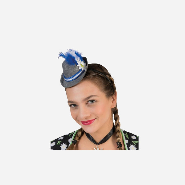 Serre-tête mini chapeau tyrolien