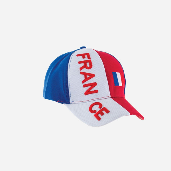 Casquette baseball france fan supporter fantaisie