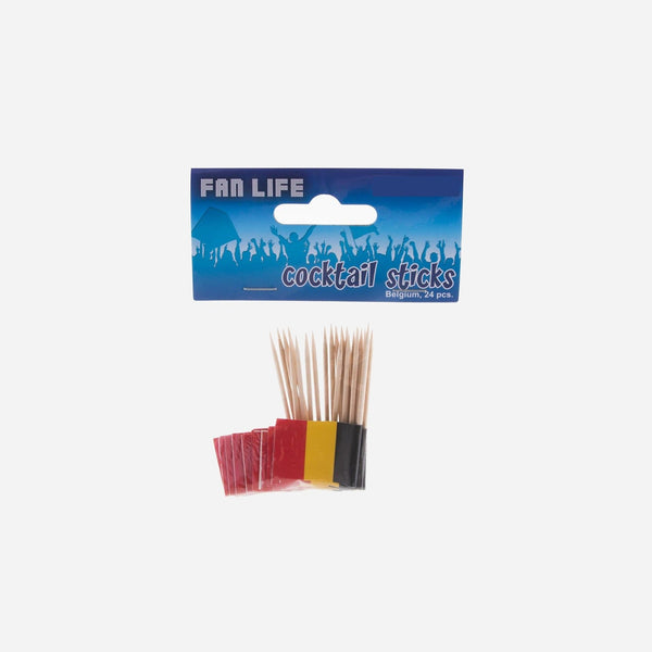 Lot de 24 piques apéritifs belgique 7 cm