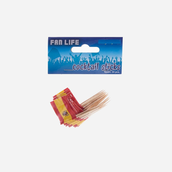 Lot de 24 piques apéritifs espagne 7 cm