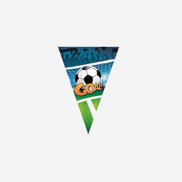 Guirlande 10 fanions motif "Goal" 5 m