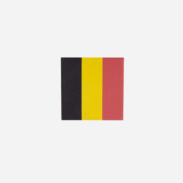 Lot de 20 serviettes en papier belgique 33 × 33 cm