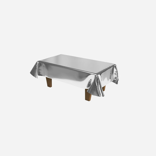 Nappe en plastique métallisée 270 × 136 cm