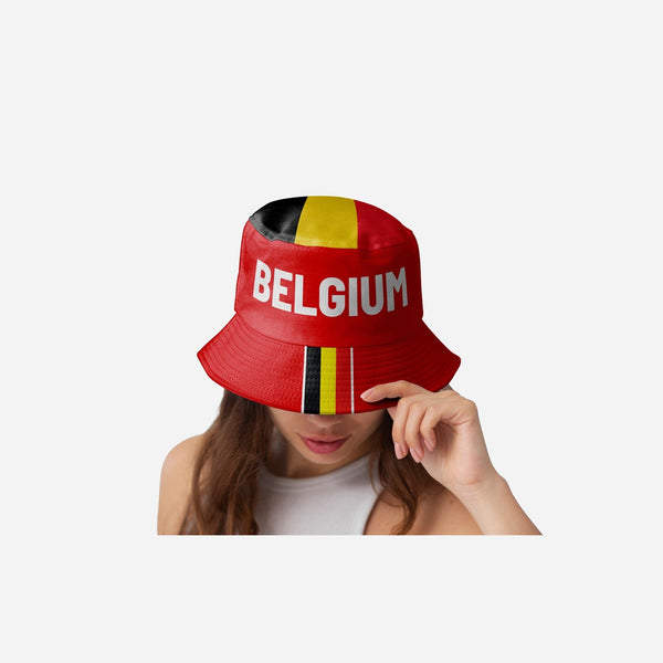 Chapeau bob supporter belgium adulte