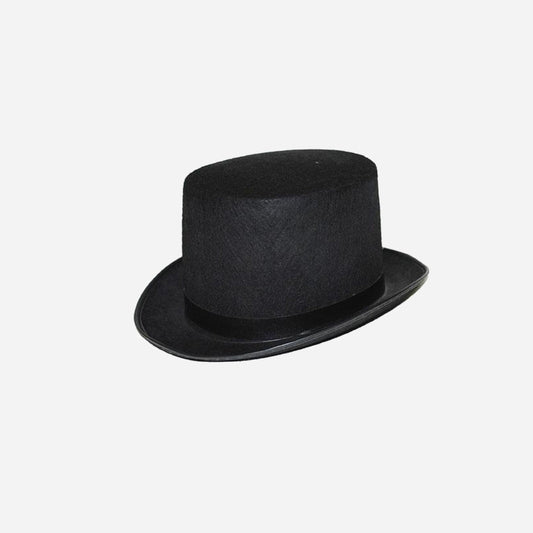 Chapeau haut de forme feutrine 12 cm