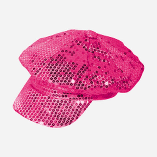 Casquette à sequins fantaisie
