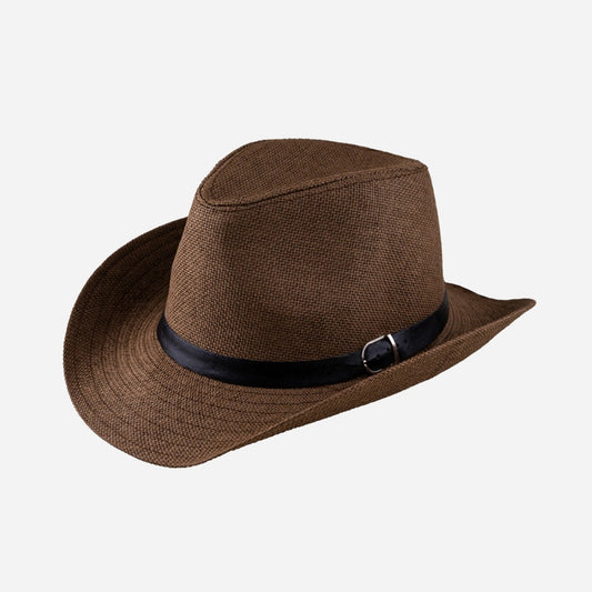 Chapeau cowboy avec bandeau et boucle adulte