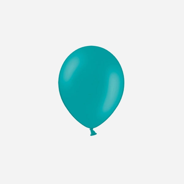 Ballon latex opaque turquoise 29 × 40 cm