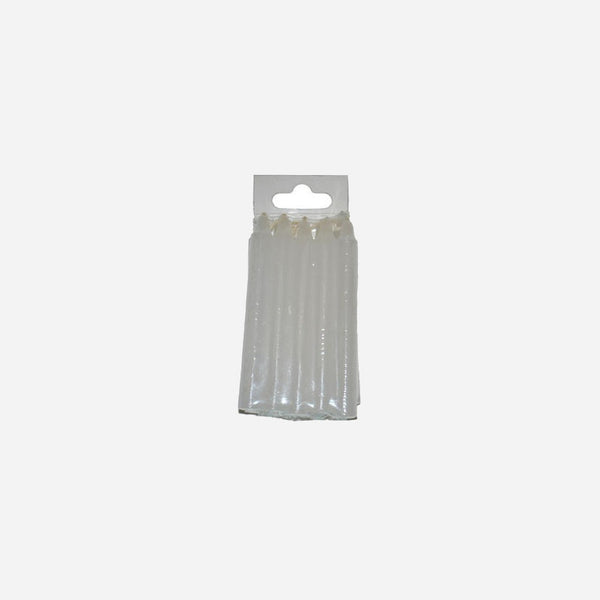 Lot de 10 bougies 10 cm pour lanternes et lampions