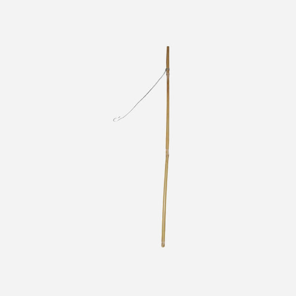 Porte-lampion en bois de bambou 64 cm