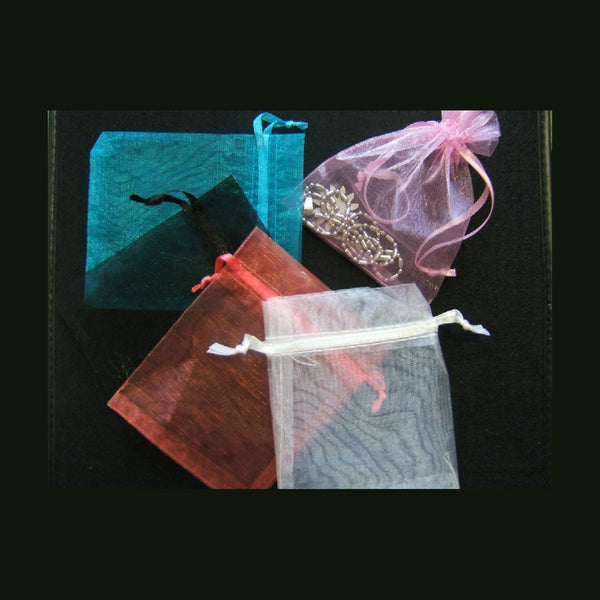 Lot de 10 pochettes pour dragées tulle