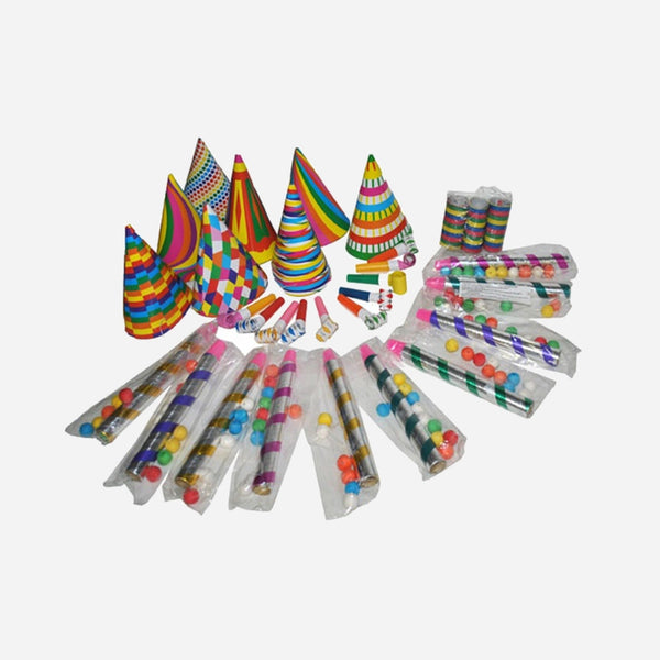 Lot de cotillons pour 10 personnes Party sacs