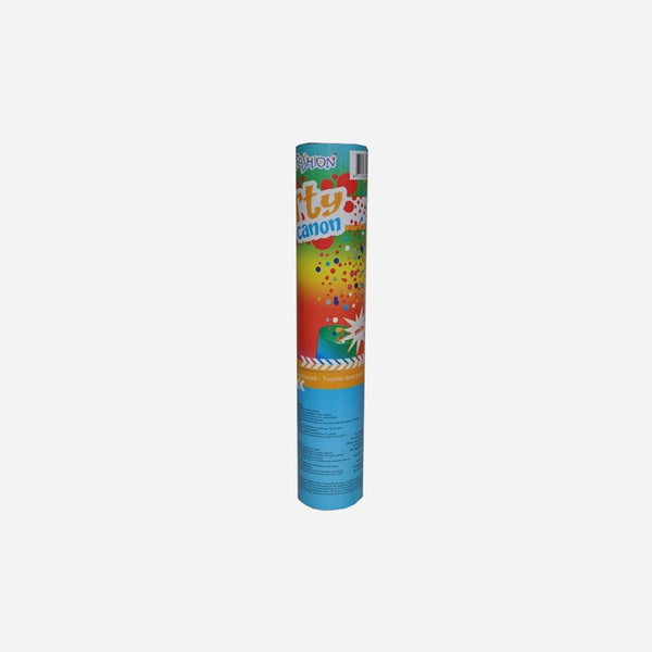 Canon à confettis papier métallisé multicolore 20 cm