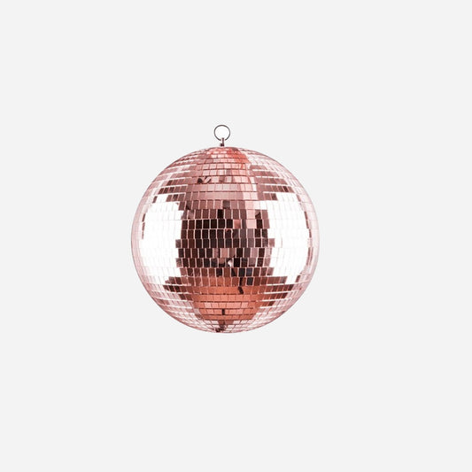 Boule à facettes rose