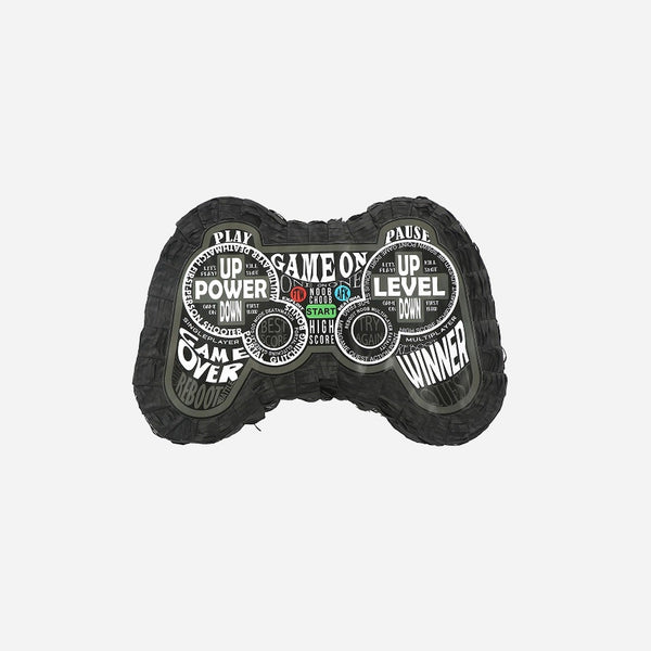 Pinata manette de jeux "gamepad" noire 42 cm