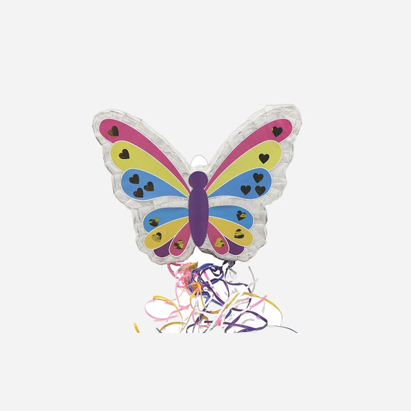 Pinata papillon multicolore 42 cm