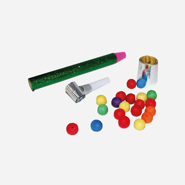 Lot de cotillons pour 1 personne 4 pièces new