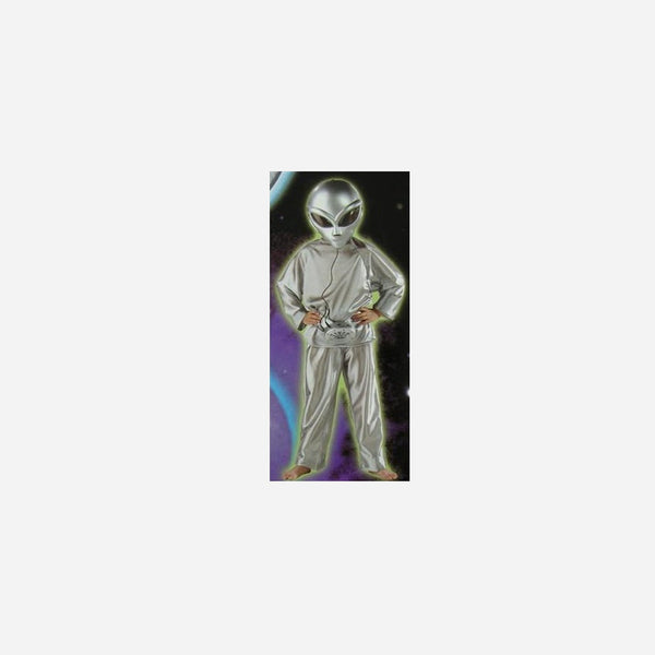 Déguisement d'alien + kit voice changer enfant Taille 140 cm