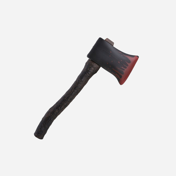 Hache ensanglantée en plastique 40 cm