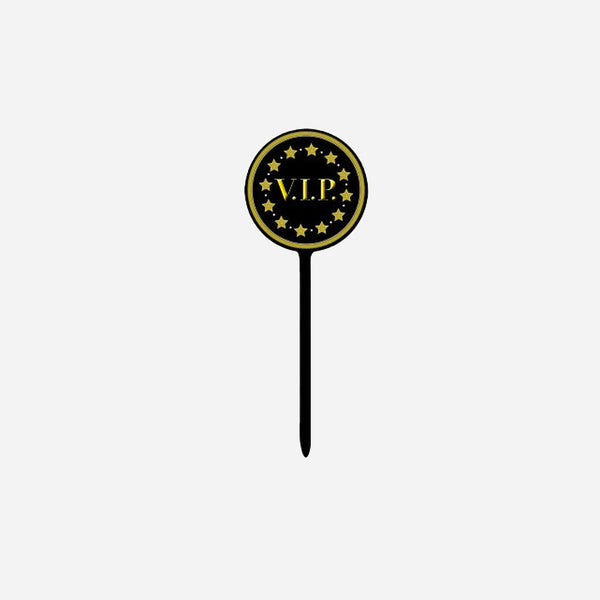 Lot de 12 piques apéritif VIP 7.5 cm