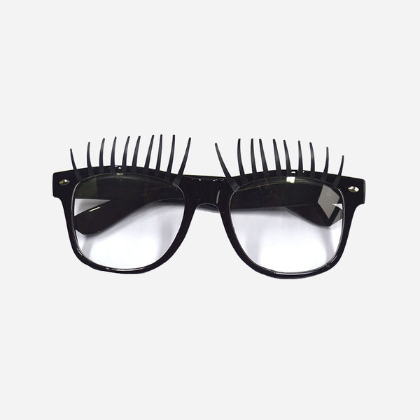 Lunettes gag avec cils noir