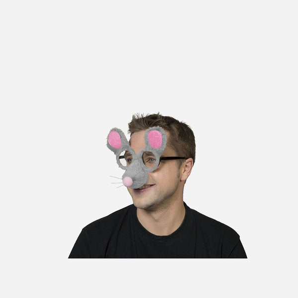 Lunettes souris à fourrure nez et oreilles